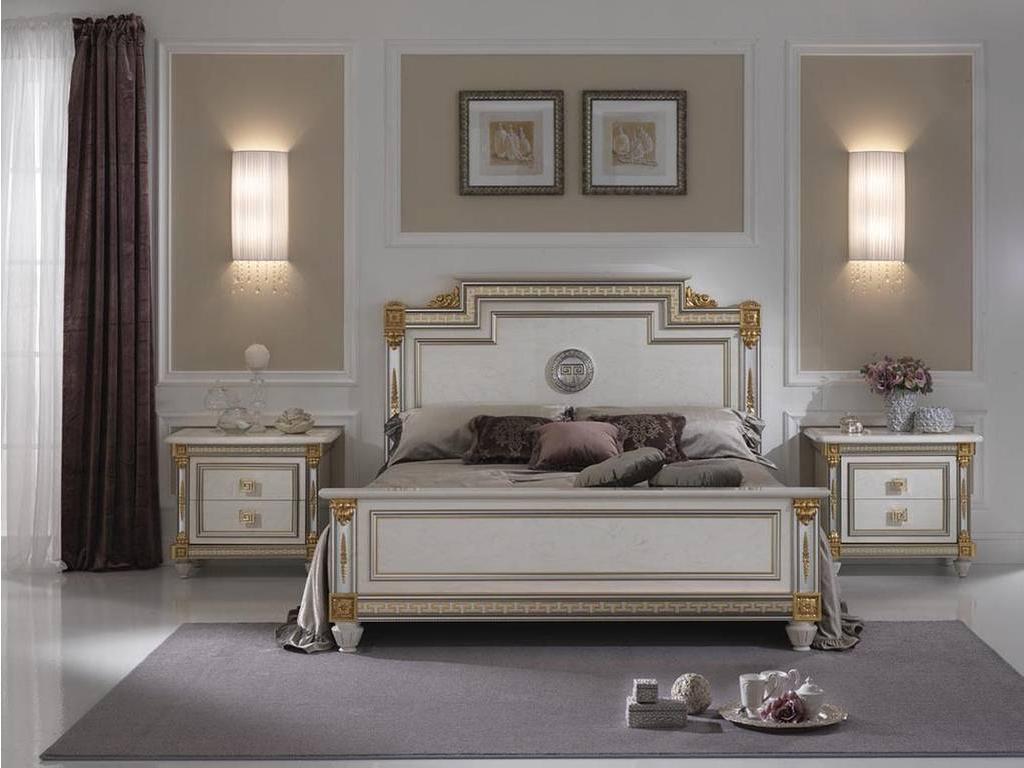 Arredo Classic кровать двуспальная 180/200х200 (слоновая кость) Либерти