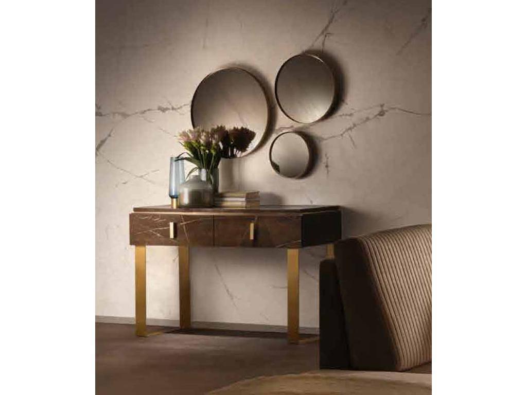 Arredo Classic стол туалетный  (венге, коричневый, золото) Essenza