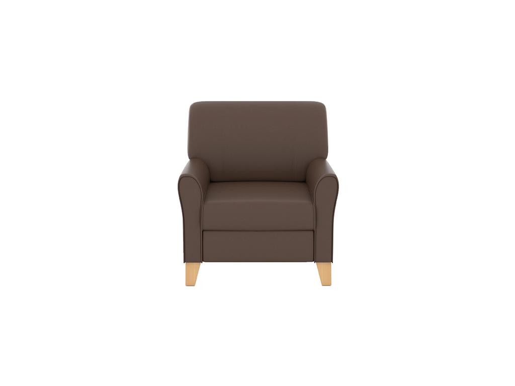 Евроформа кресло  (серый) Европа Вуд