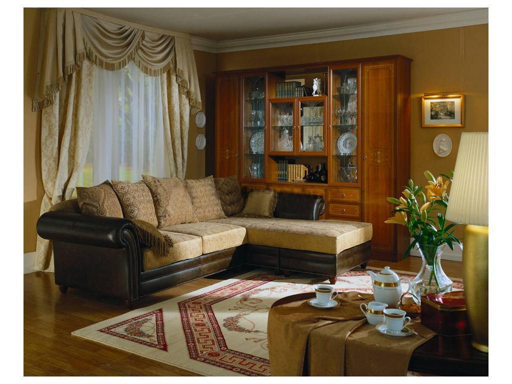 Комдис диван угловой раскладной (бежевый, коричневый) Турин