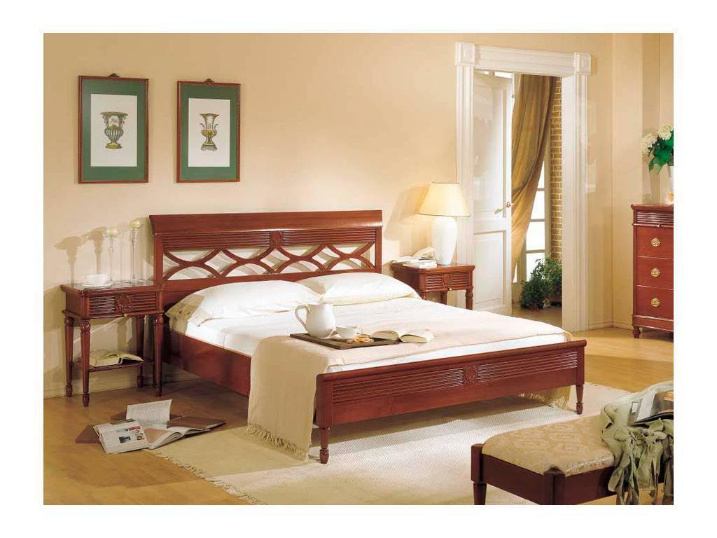 Monte Cristo кровать двуспальная 160х200 (noce chiaro) Maria Silva