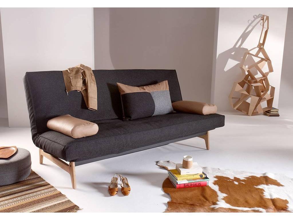 Innovation диван-кровать раскладной 140 (серый) Aslak