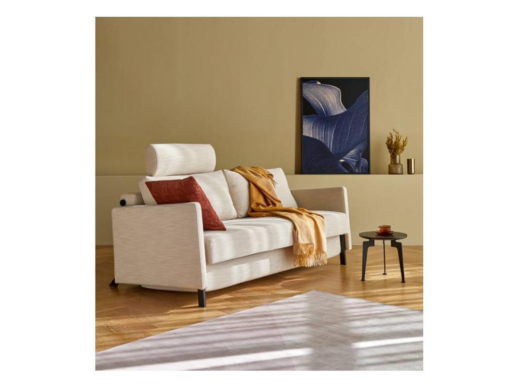 Innovation диван-кровать 160 с подлокотниками и подголовником, тк.612 (бежевый) Cubed