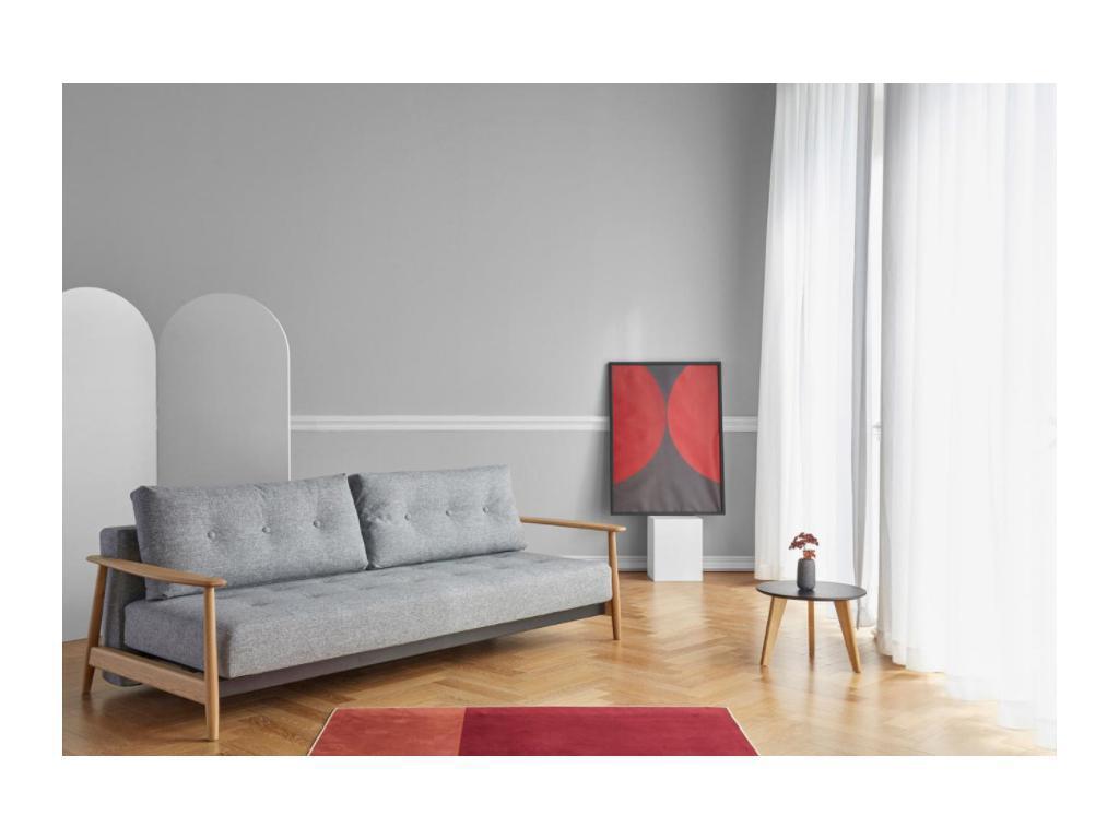 Innovation диван-кровать раскладной тк. 565 (серый) Eluma