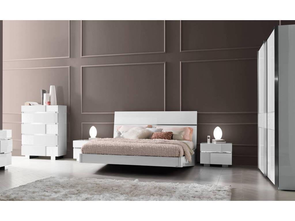 Status кровать двуспальная 160x203 (белый) Caprice