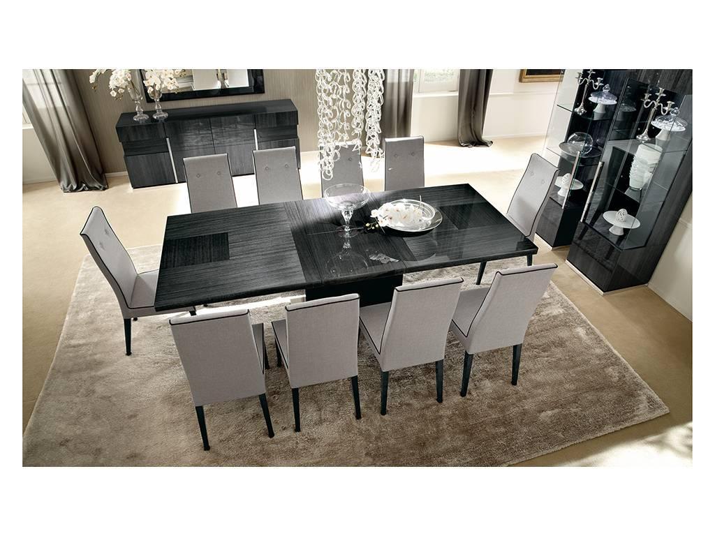 ALF стол обеденный на 8 человек раскладной (серый) Montecarlo