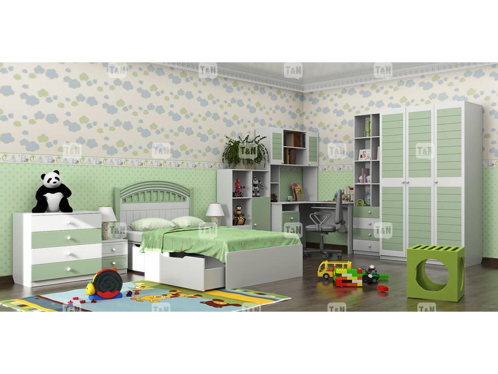 Tomyniki детская комната классика  (белый, розовый, зеленый, беж) Michael