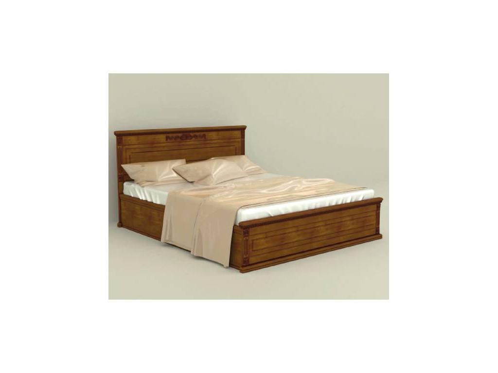 Arco кровать двуспальная 160х200 (орех, коричневая патина) Decor