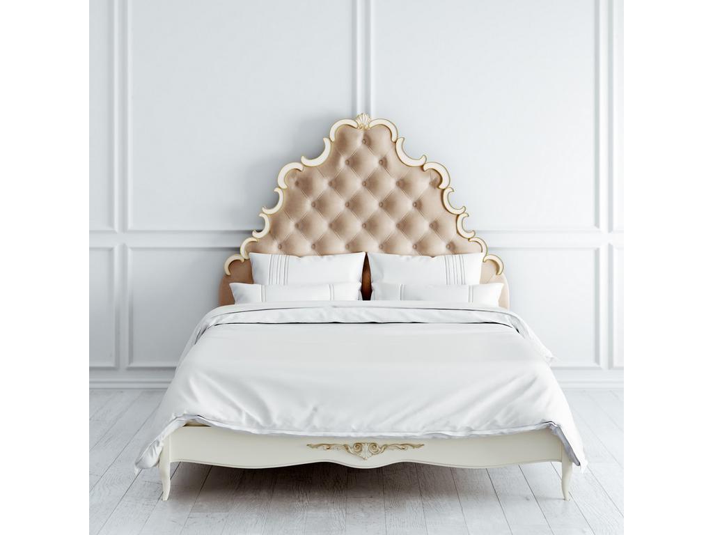Latelier Du Meuble кровать двуспальная 160х200 (слоновая кость, золото) Atelier Gold