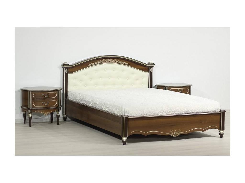 Юта кровать двуспальная 160х200 (ночь пегассо) Палермо
