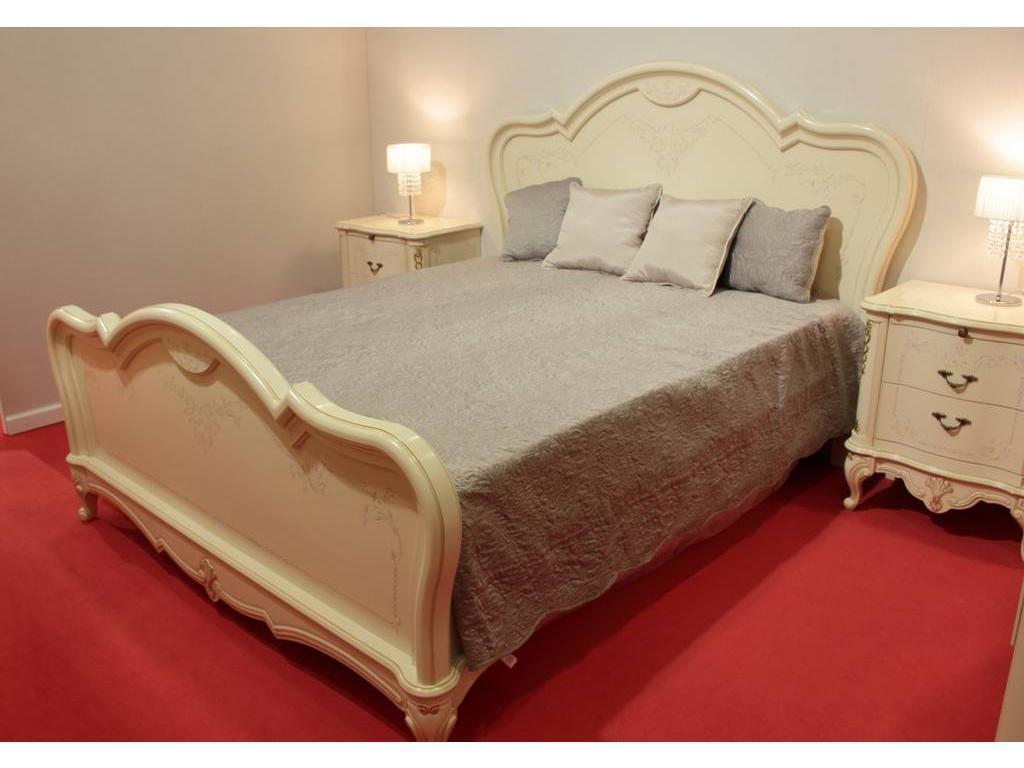 Юта кровать двуспальная 160х200 (бежевый) Парма