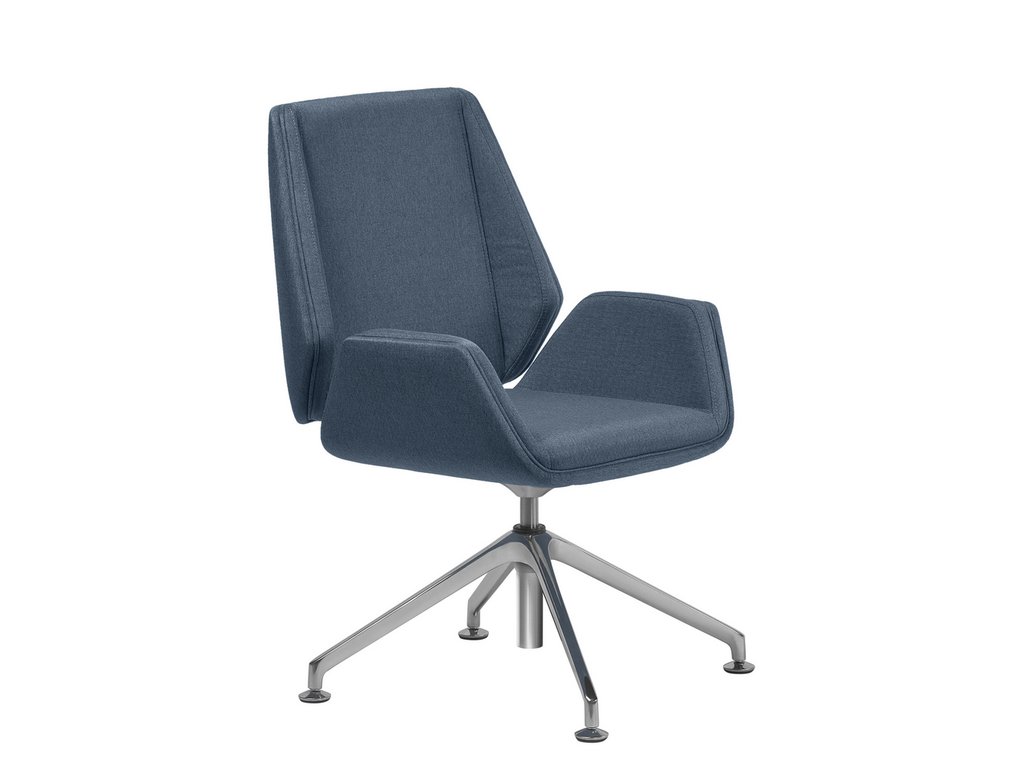 Line кресло на ножках  (синий) Siena