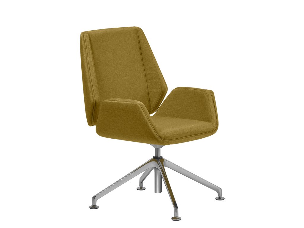 Line кресло на ножках  (желтый) Siena
