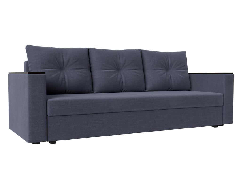 Лига Диванов диван-кровать 3-х местный (серый) Атланта лайт