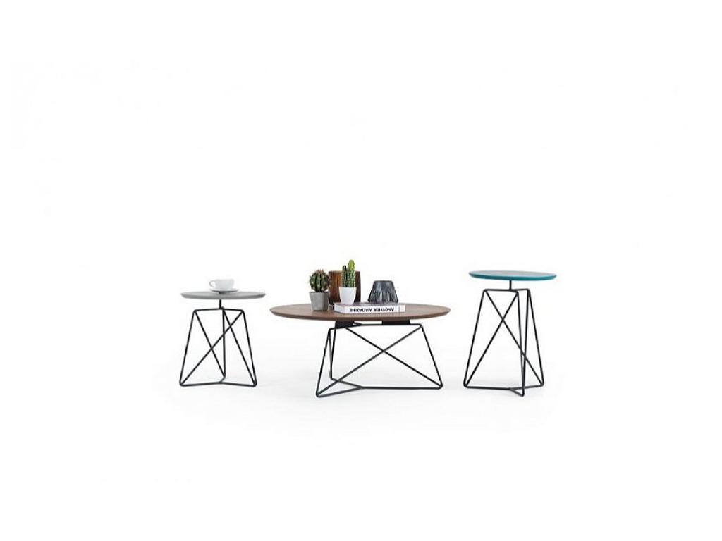 Homage стол кофейный кофейных столов (коричневый, черный) Solo