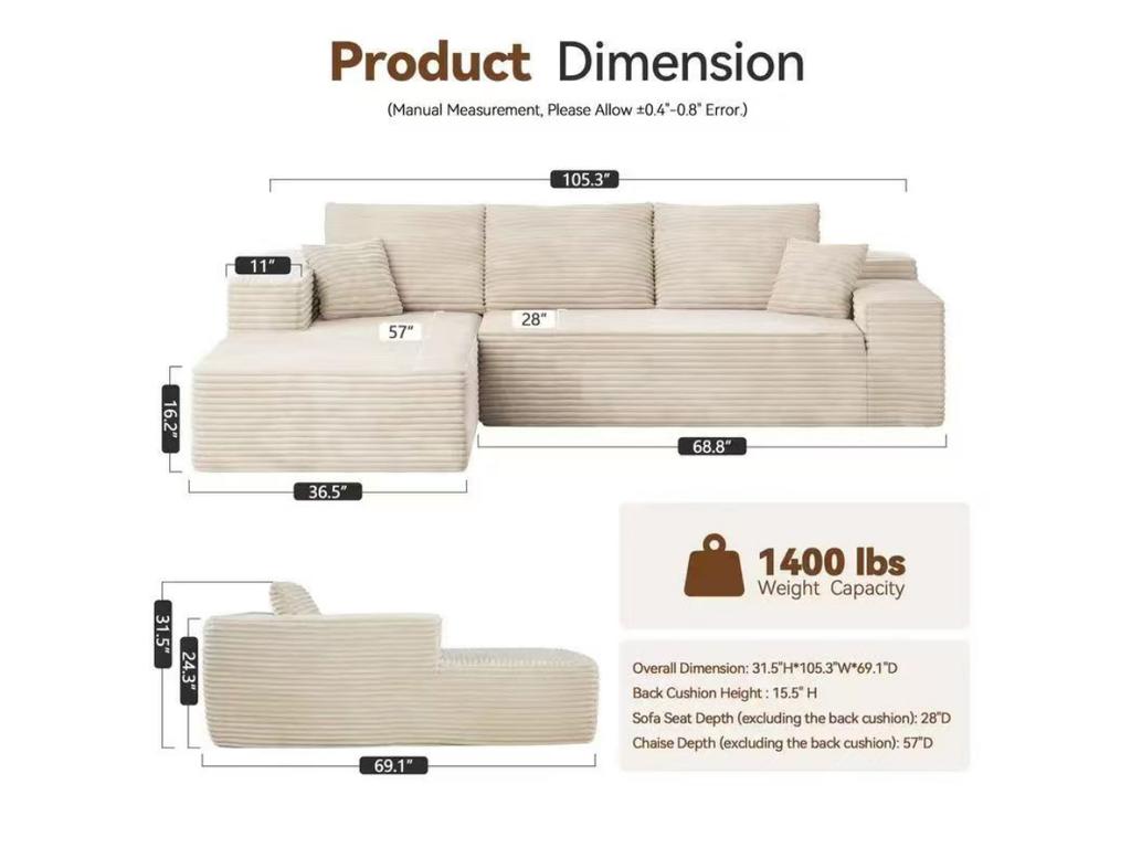 Диван угловой STG YY-32