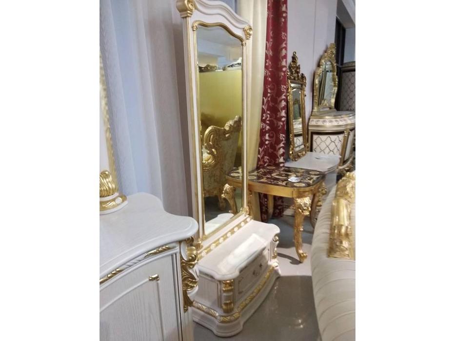 Carpenter зеркало напольное  (белый, золото) Изабелла
