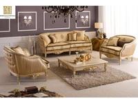 Morello Gianpaolo диван  (слоновая кость, золото) Versailles