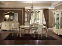 Arredo Classic стол обеденный на 10 человек раскладной (слоновая кость, золото) Tiziano