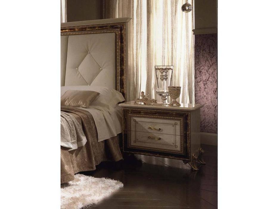 Arredo Classic тумба прикроватная прикроватная (слоновая кость, золото) Raffaello