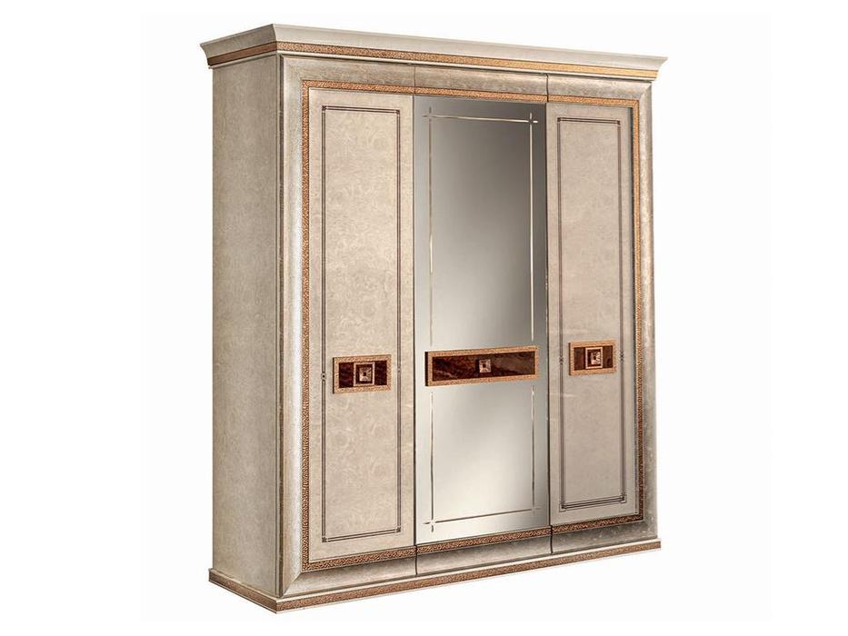 Arredo Classic шкаф 3 дверный  (крем, золото) Dolce Vita
