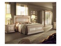 Arredo Classic кровать двуспальная 180х200 (крем, золото) Leonardo