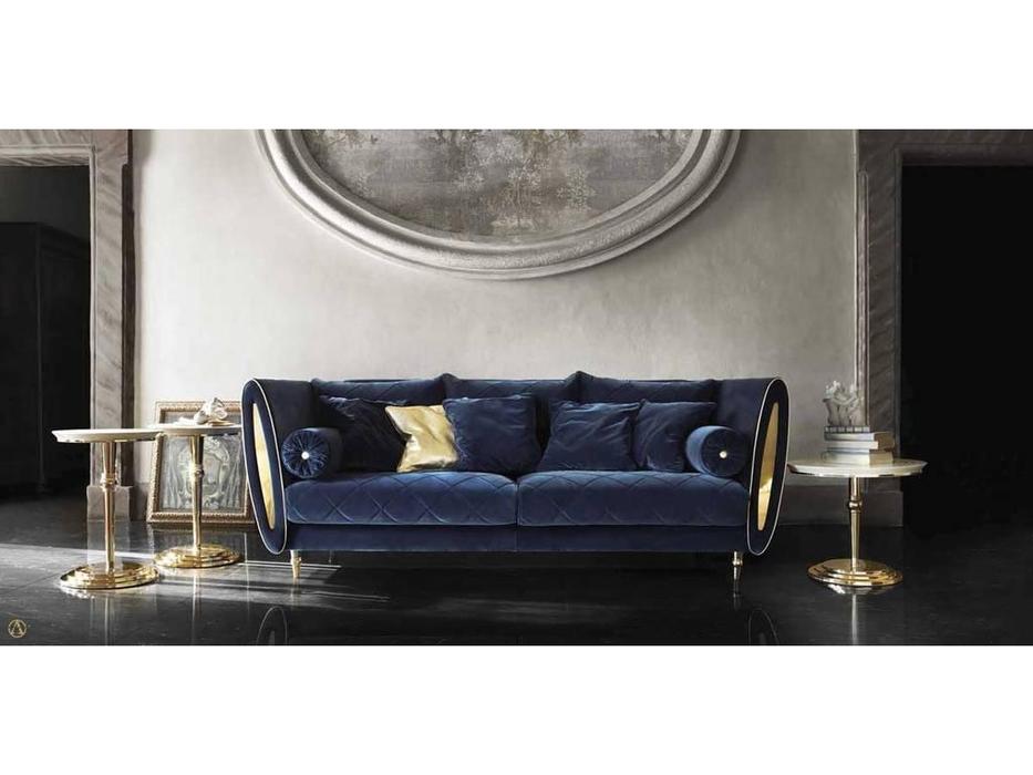 Arredo Classic диван 3-х местный ткань кат. E (синий) Sipario