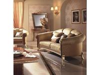 Arredo Classic диван 3-х местный Джотто ткань кат. B (орех) Giotto
