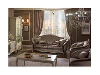 Arredo Classic диван 3-х местный ткань cat. B (серебро) Tiziano