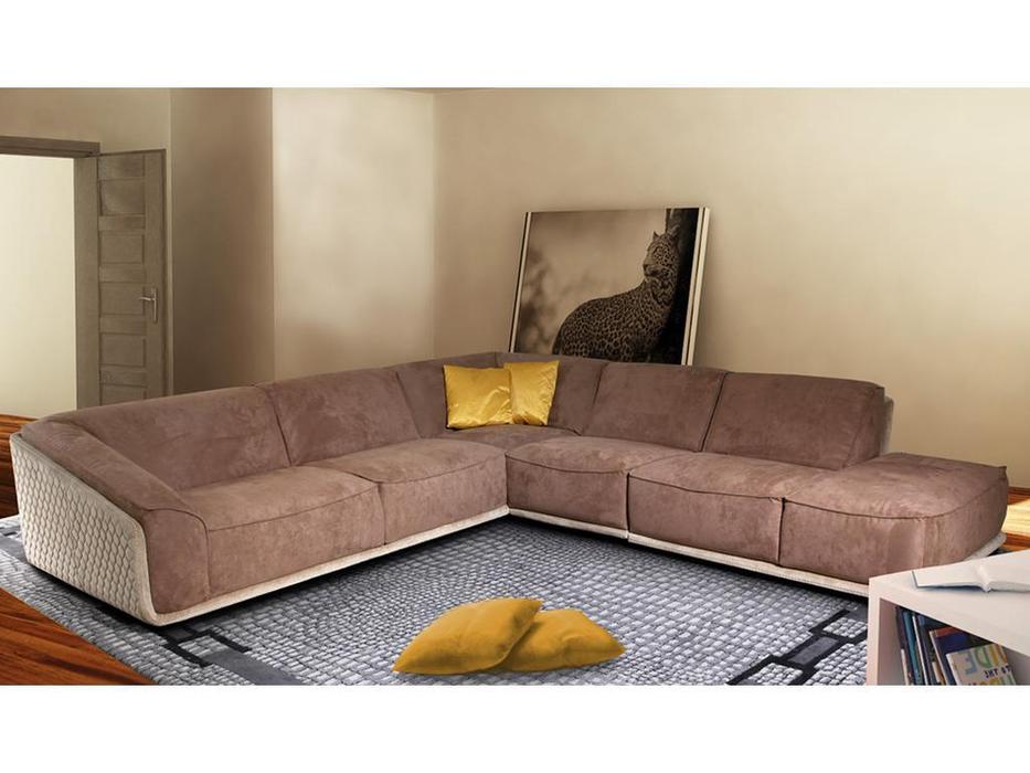 Nieri диван угловой  (ткань, новабук) Dominique
