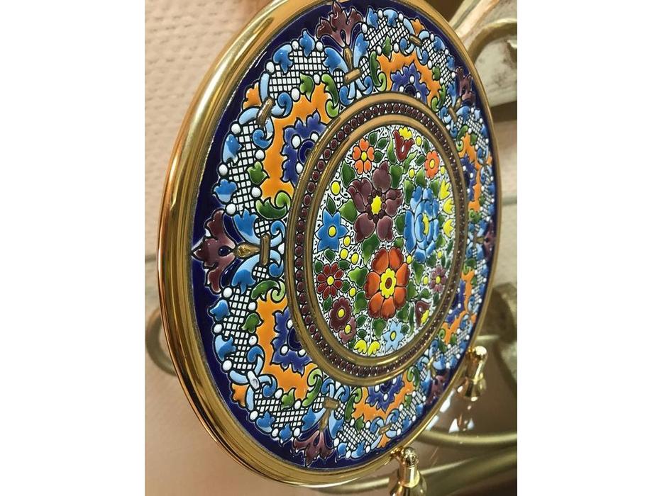 Cearco тарелка декоративная диаметр 21 см (золото, разноцветный) Ceramico