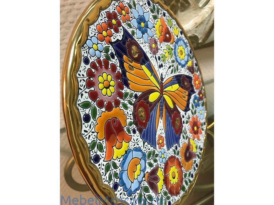 Cearco тарелка декоративная диаметр 21 см (золото, разноцветный) Ceramico