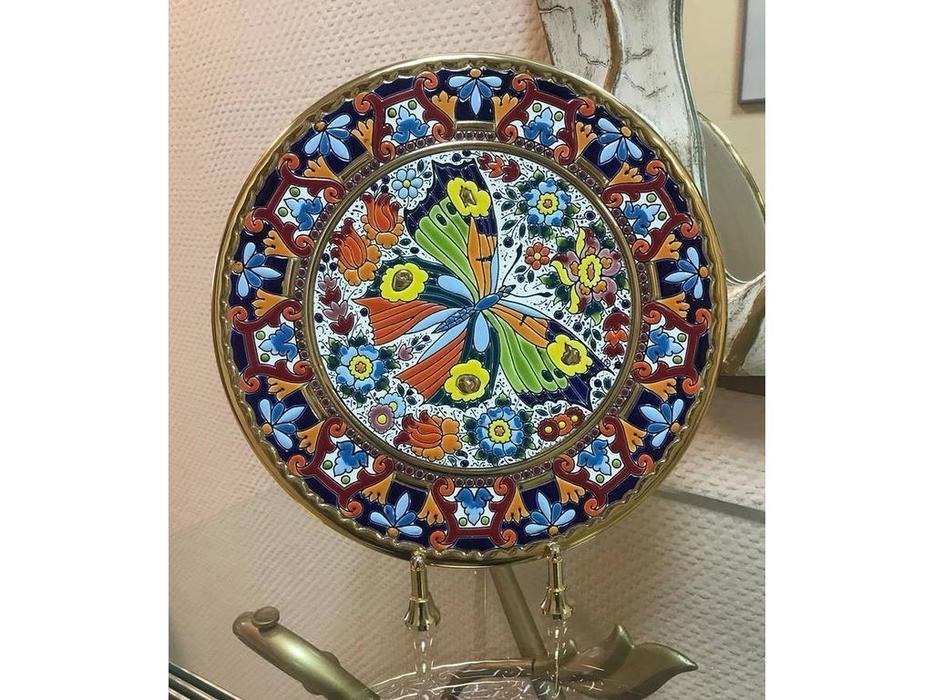 Cearco тарелка декоративная диаметр 28 см (золото, разноцветный) Ceramico