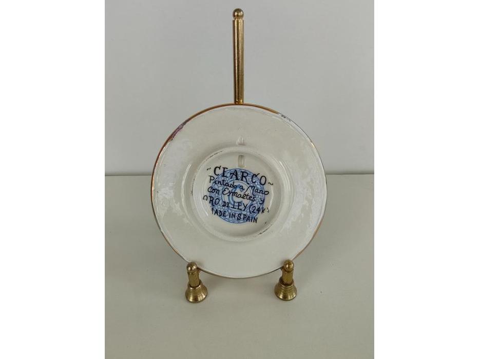 Cearco тарелка декоративная диаметр 9 см (золото) Ceramico