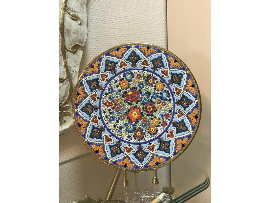Cearco тарелка декоративная диаметр 35 см (золото) Ceramico