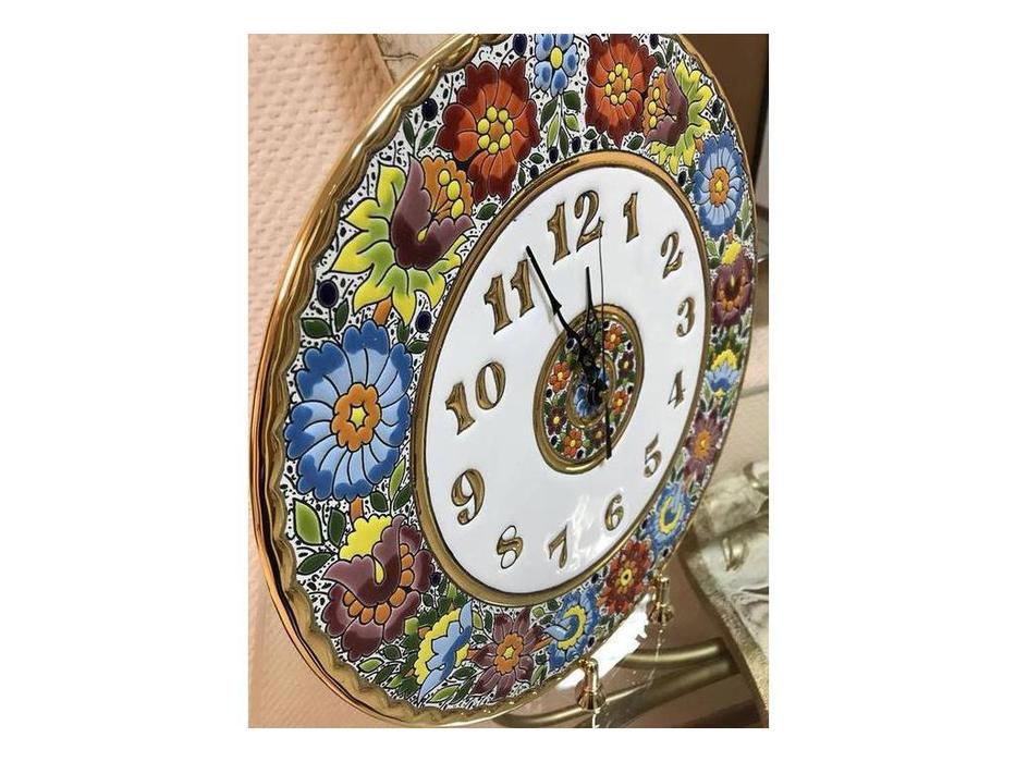 Cearco тарелка-часы диаметр 28см (золото) Ceramico