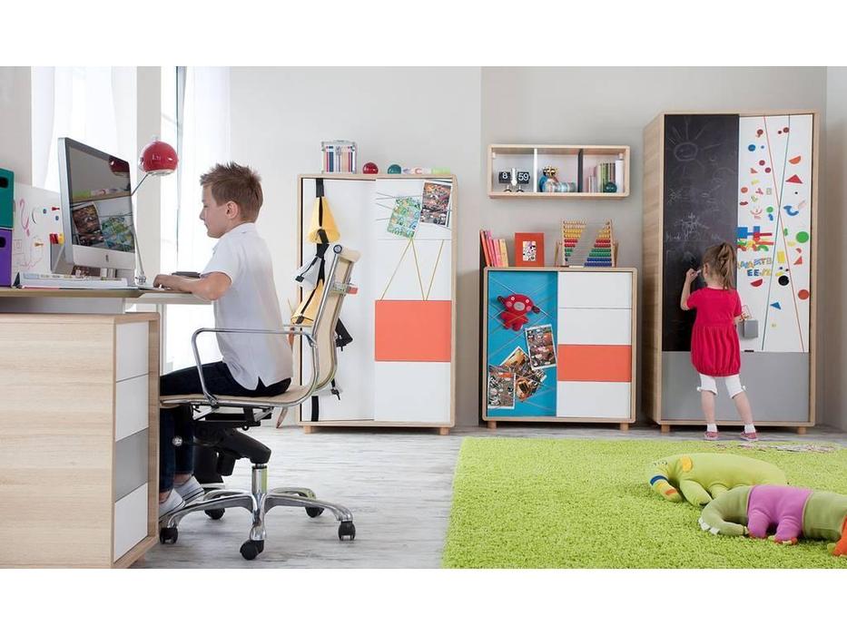 Vox детская комната современный стиль  (светлый дуб, черный, серый) Evolve