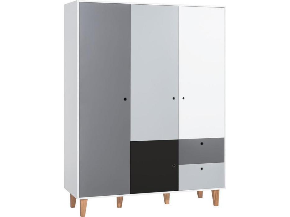 Vox шкаф 3-х дверный  (белый B,G,S,CZA) Concept