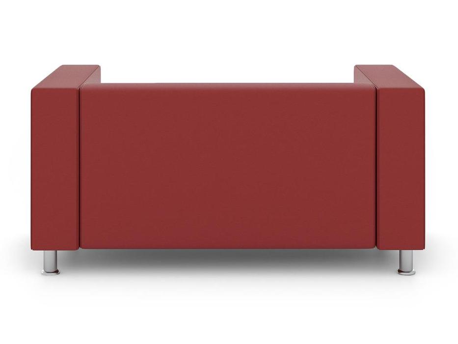 Евроформа диван 2-х местный  (красный) Аполло