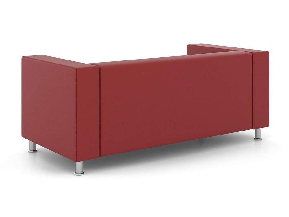 Евроформа диван 3-м (красный) Аполло