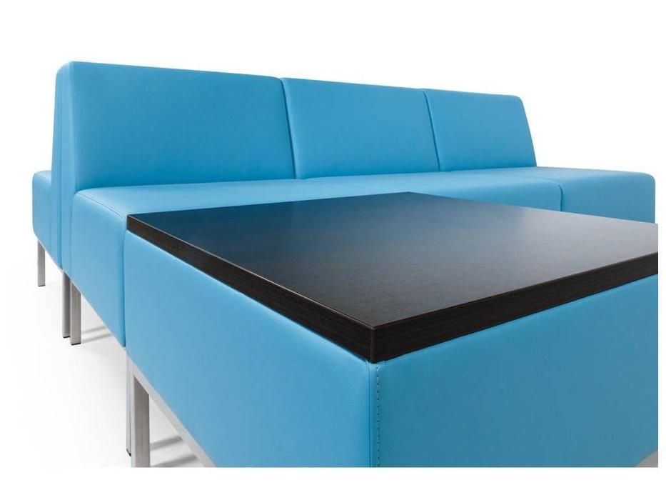 Евроформа мягкая мебель в интерьере №4 тк. Экокожа (синий) Компакт