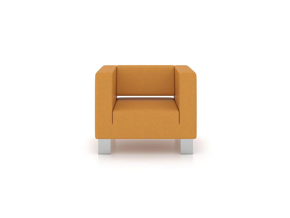 Евроформа кресло  (серый) Горизонт