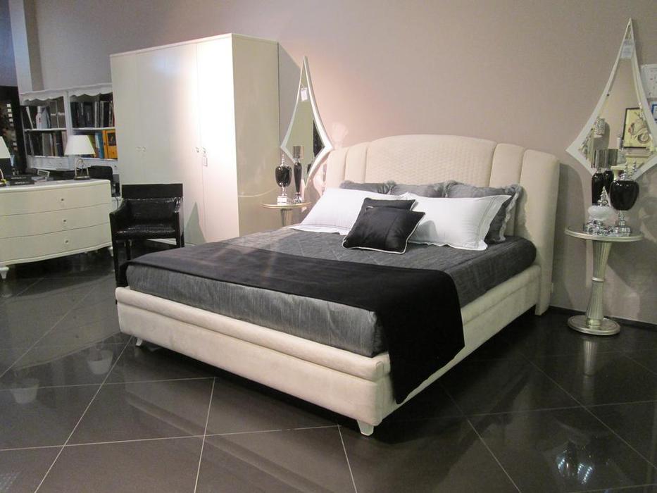 Fratelli Barri кровать двуспальная 180х200 с подъемным механизмом (белый лак) Rimini