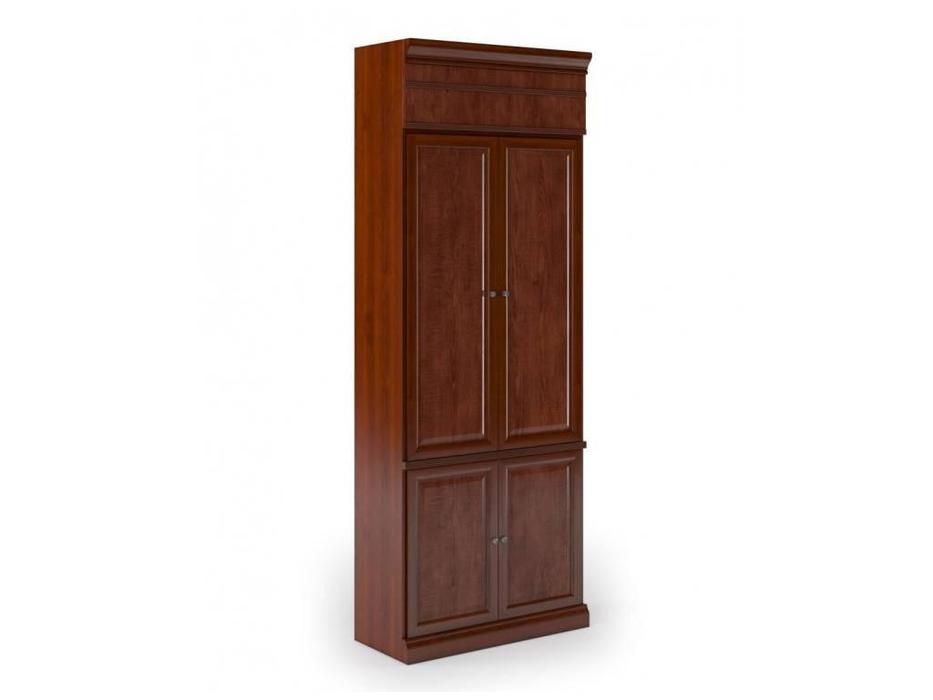 INTER шкаф 2 дверный для одежды (вишня) Monarch