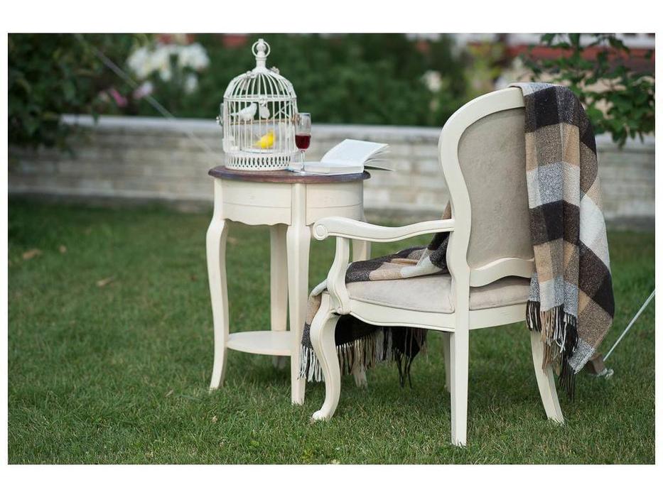 Mobilier de Maison стул с подлокотниками  (белая карамель) Belveder