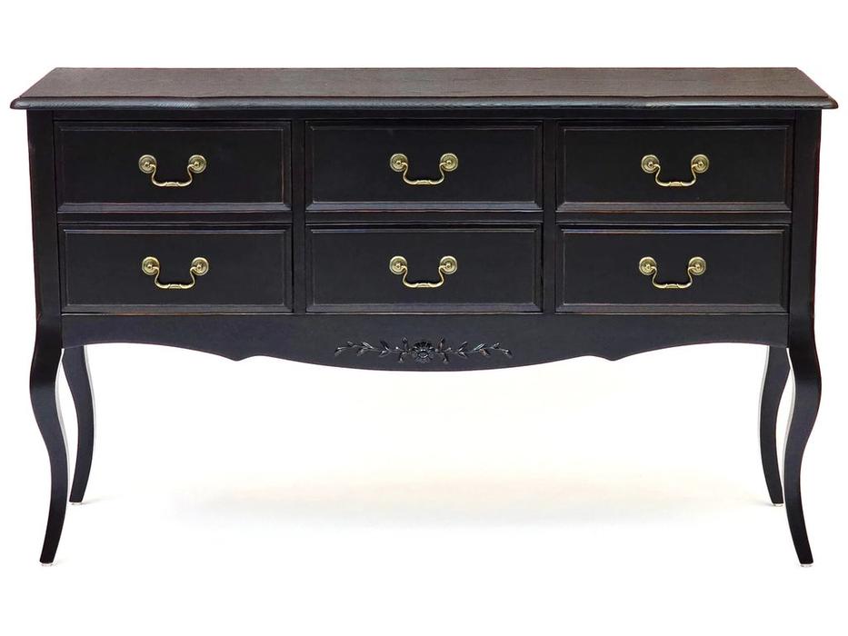 Mobilier de Maison консоль 6 ящиков (черный со старением) Provence