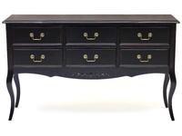 Mobilier de Maison консоль 6 ящиков (черный со старением) Provence