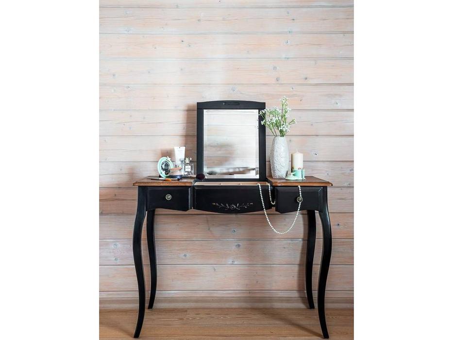 Mobilier de Maison стол туалетный с зеркалом (черный) Ancien Belveder