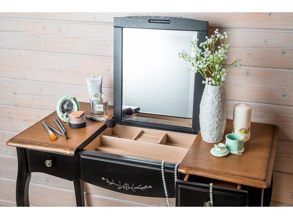 Mobilier de Maison стол туалетный с зеркалом (черный) Ancien Belveder