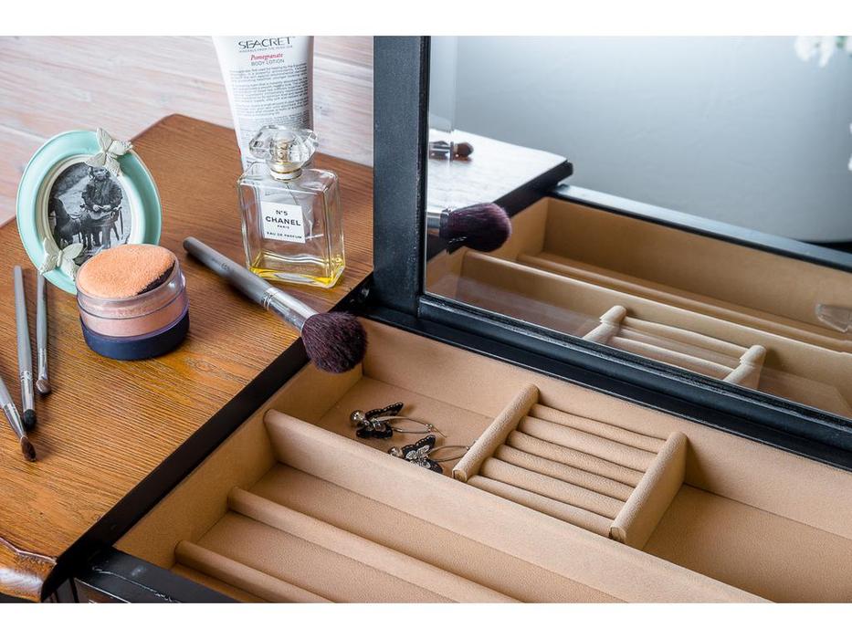 Mobilier de Maison стол туалетный с зеркалом (черный) Ancien Belveder